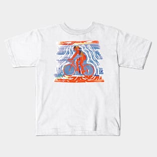 Orange Bike Pedals Gift for Women Kids T-Shirt